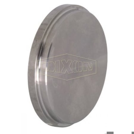 Dixon Bradford SMS Blank Cap, Series: 16AMP, Cap, 1 in Nominal, Tube, 0.14 in Thickness, 316 SS, 1.25 in I 16AMP-R100SMS